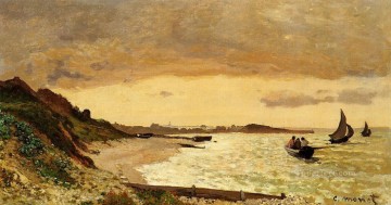 Costa Pintura - La costa en SainteAdresse Claude Monet